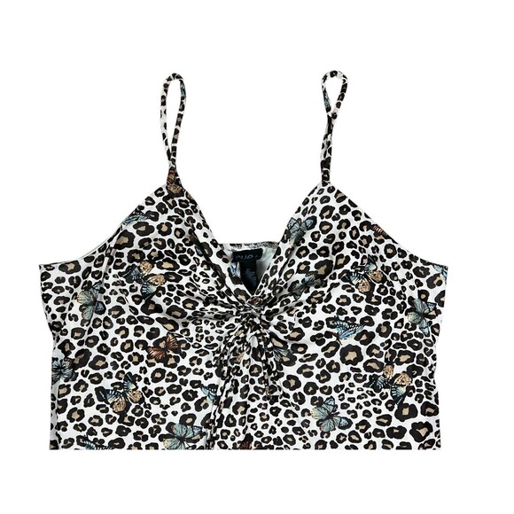 Rue+ Y2K Mini Slip Dress  Womens Size 3X  Whimsigoth Animal & Butterfly Print - Picture 3 of 6